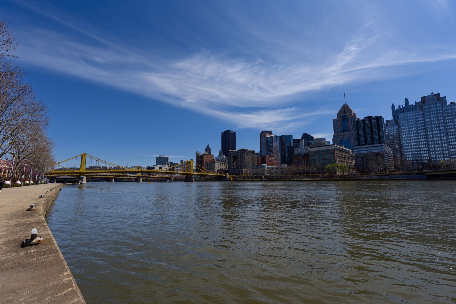Pittsburgh skyline and river