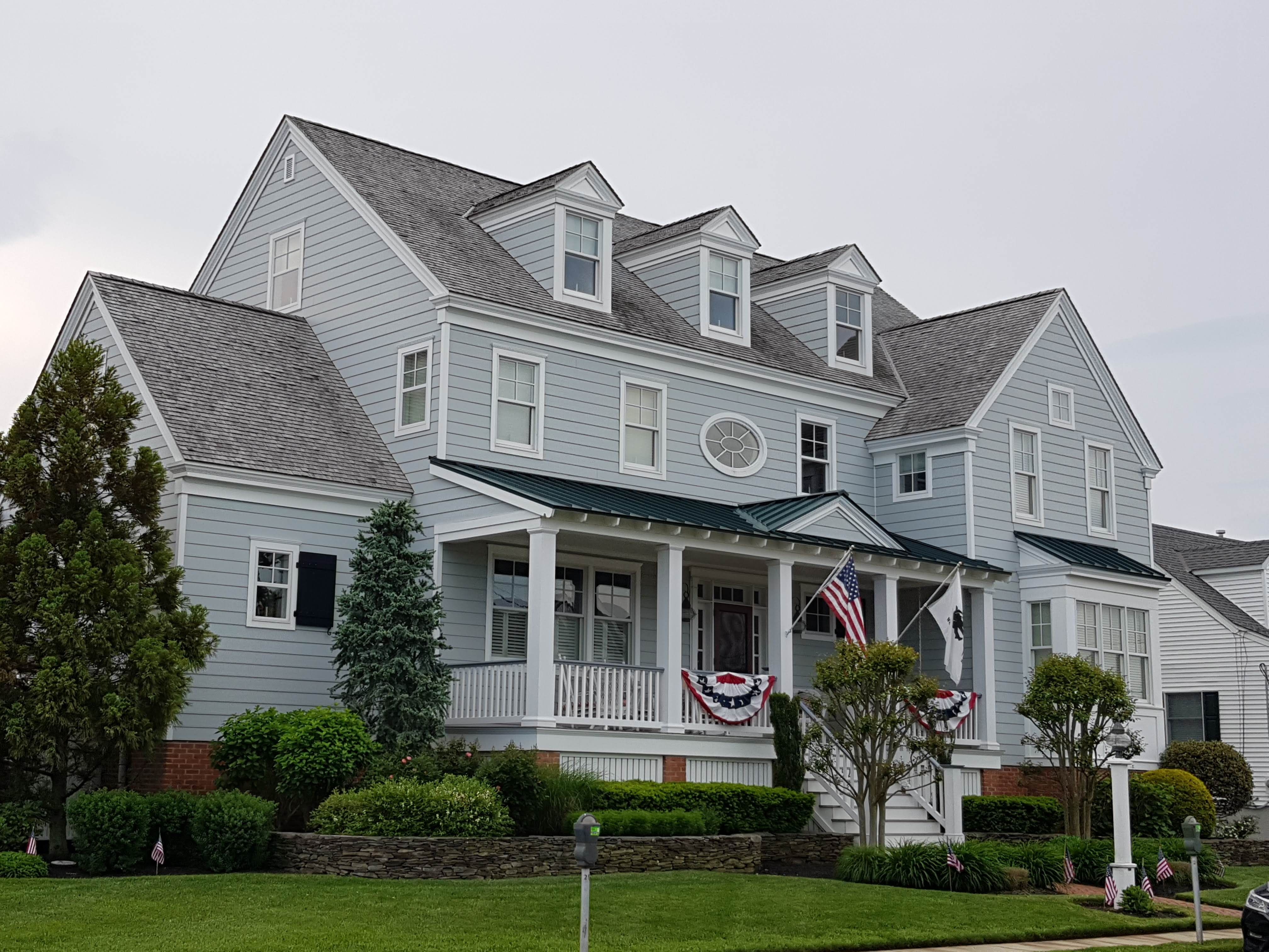 A gracious Northern New Jersey residence framed by mature landscaping