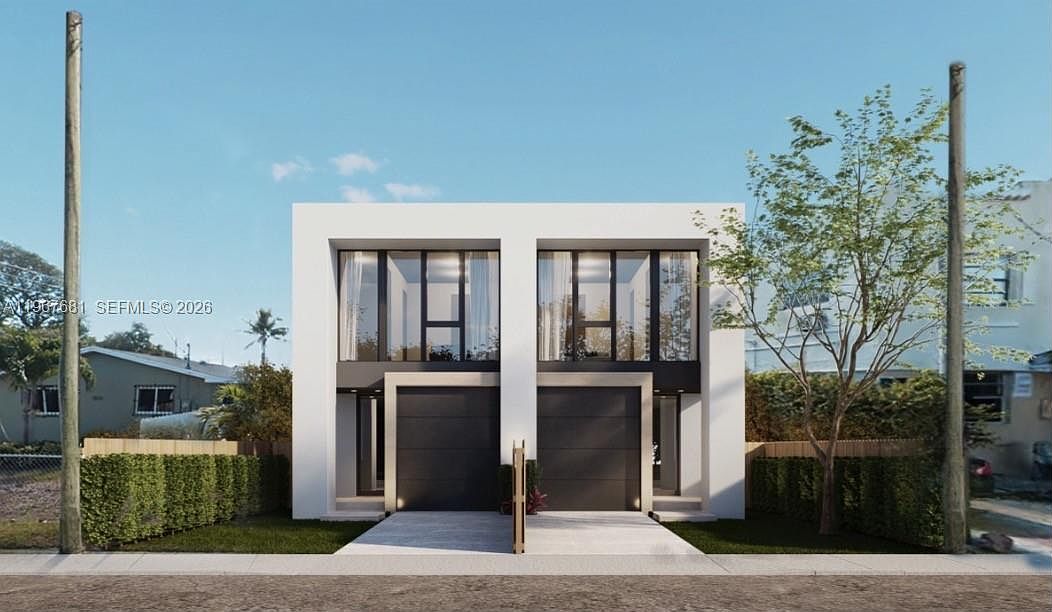 1810 NW 46th St Unit B contemporary townhouse exterior