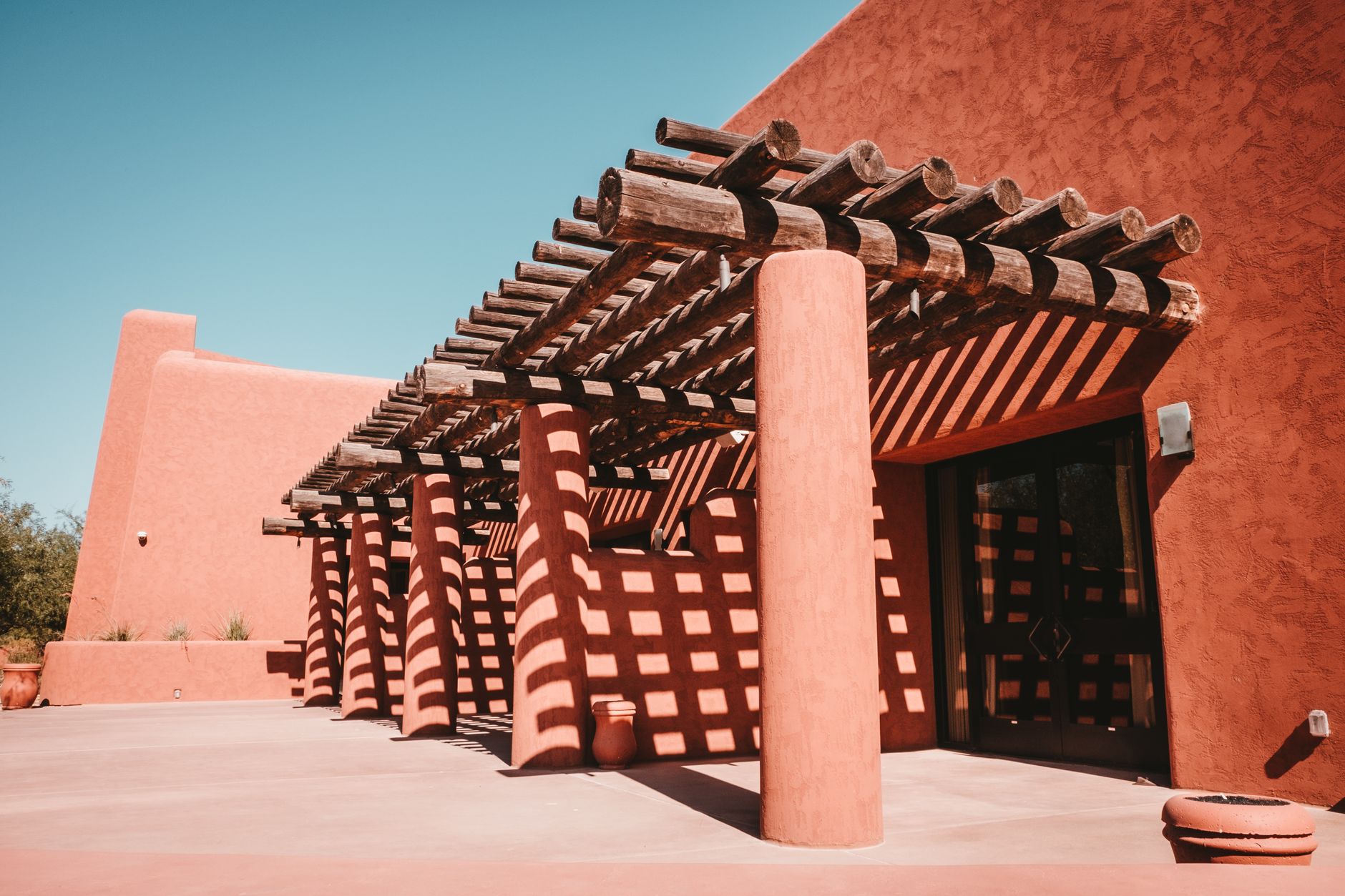 Terracotta architecture in the Arizona sun