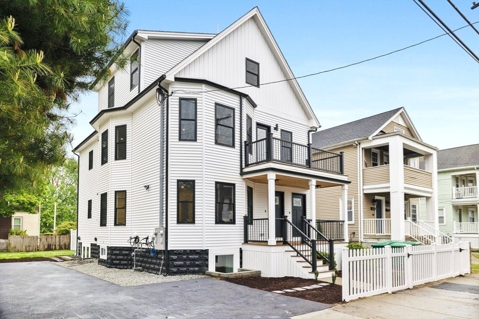 White residence on Bower Street in Medford