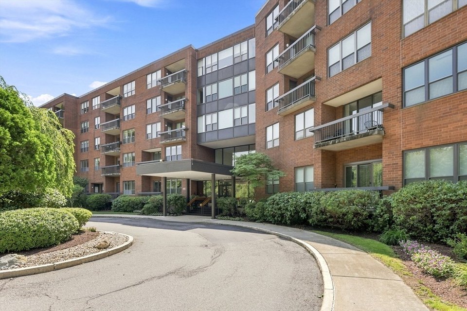 Condominium building on Nahanton Street in Newton