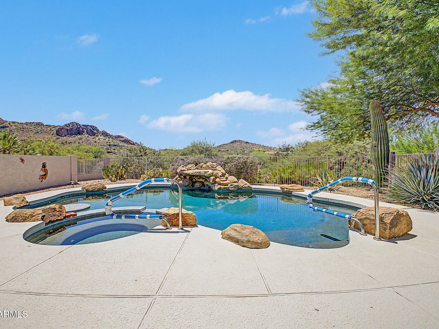 Pool and mountain view at 4334 S Strong Box Road in Gold Canyon