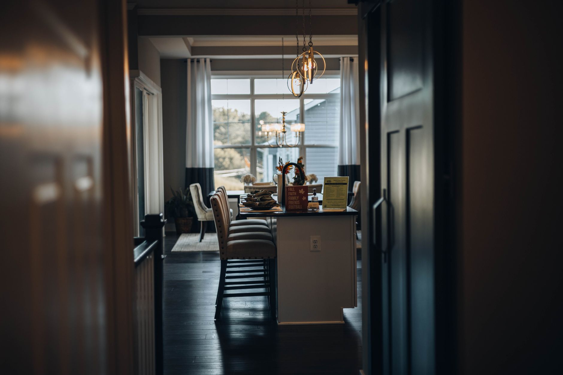 Refined residential kitchen interior